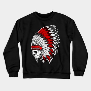 Indian skull Crewneck Sweatshirt